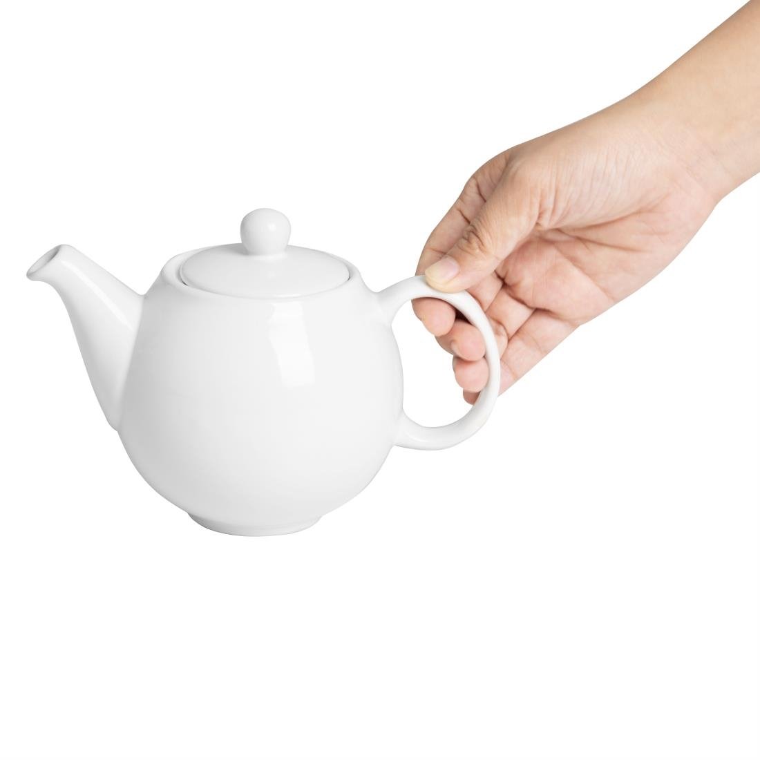 Olympia Café Theepot Wit 450ml (2 Stuks)