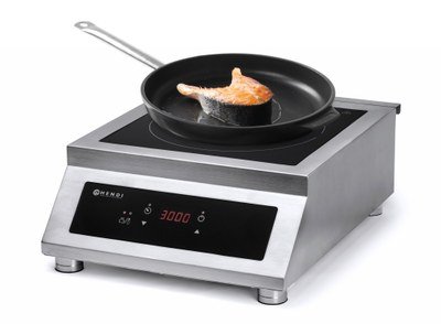  Plaque de cuisson à Induction | Modèle 5000 D XL | 380V | 5000W | 398x515x(H)168mm
