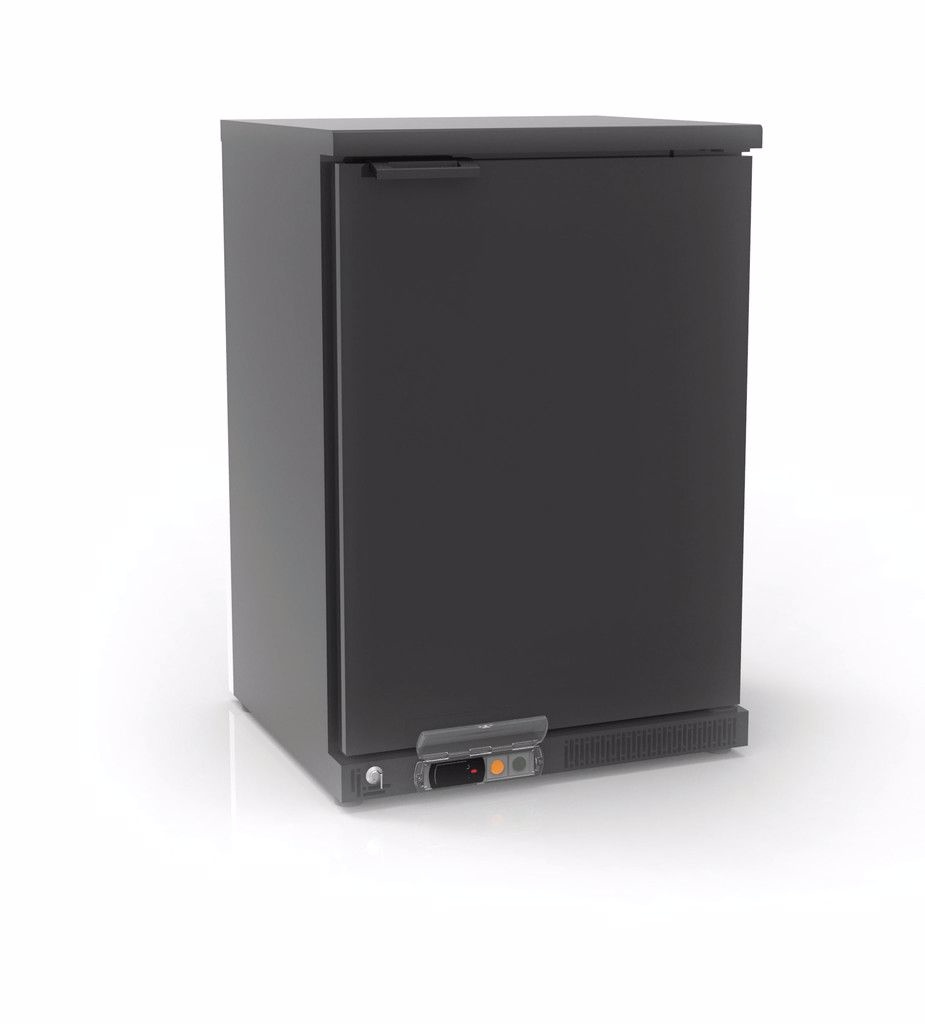 Coreco Kühlschrank | Backbar | Massivtür | NRH 150 L Schwarz