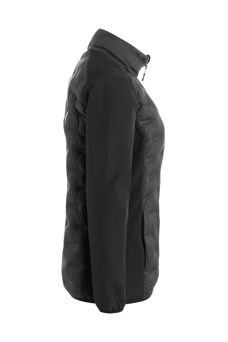 Dames Hybride Jas Outdoor-Pro, Gemaakt Van Duurzaam Materiaal - Zwart - S