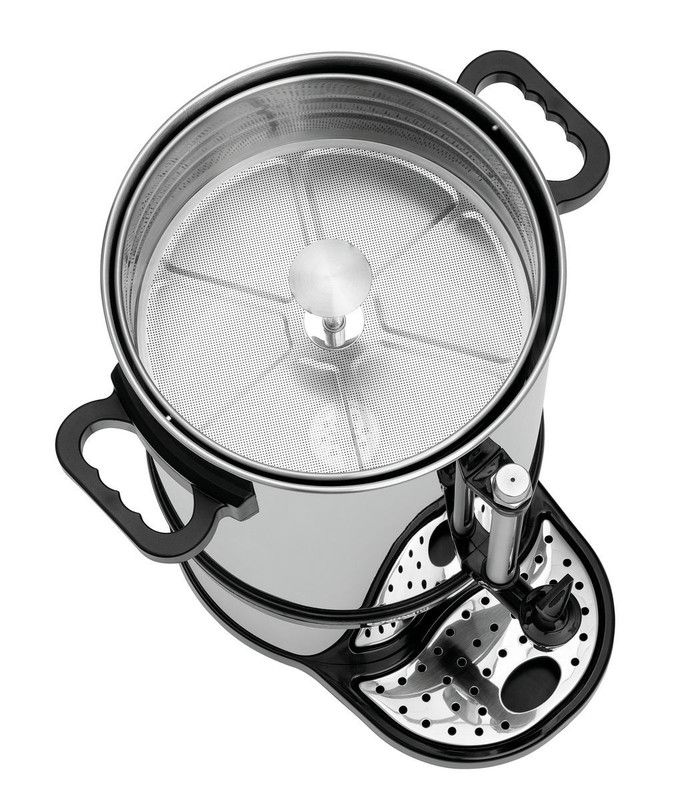 Percolator RVS - Met Kopjesstandaard - Ø220x(H)545mm - 72 Kopjes - 9 Liter