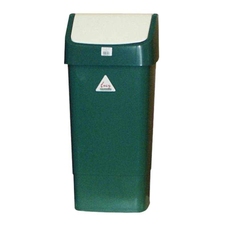 Afvalbak met Schommeldeksel | 50 Liter| Groen