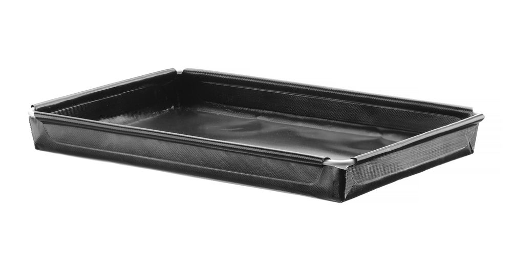 Ovenschaal voor Speedovens - non-stick coating - versterkt - Zwart - 290x190x(H)30mm
