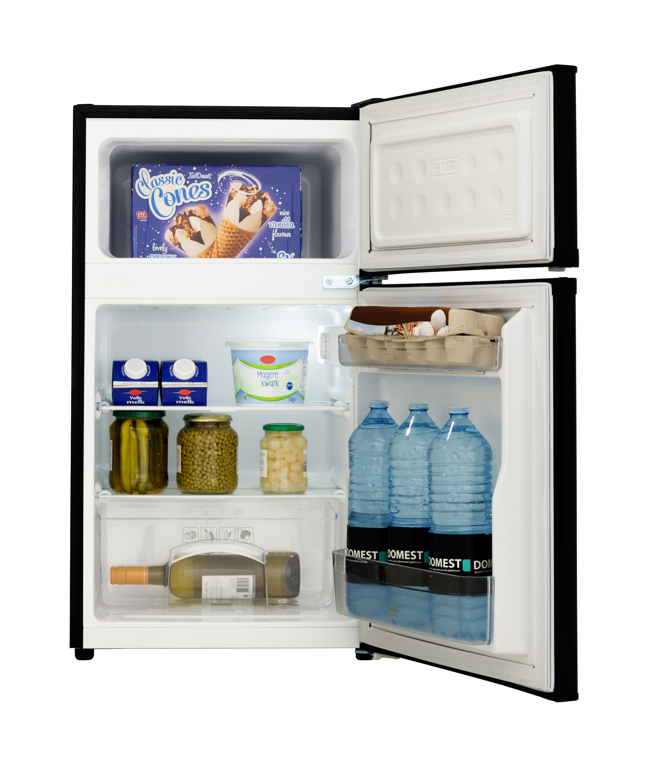 Kühlschrank - Schwarz - 61+24L - KGC087-25-040EB - Exquisit