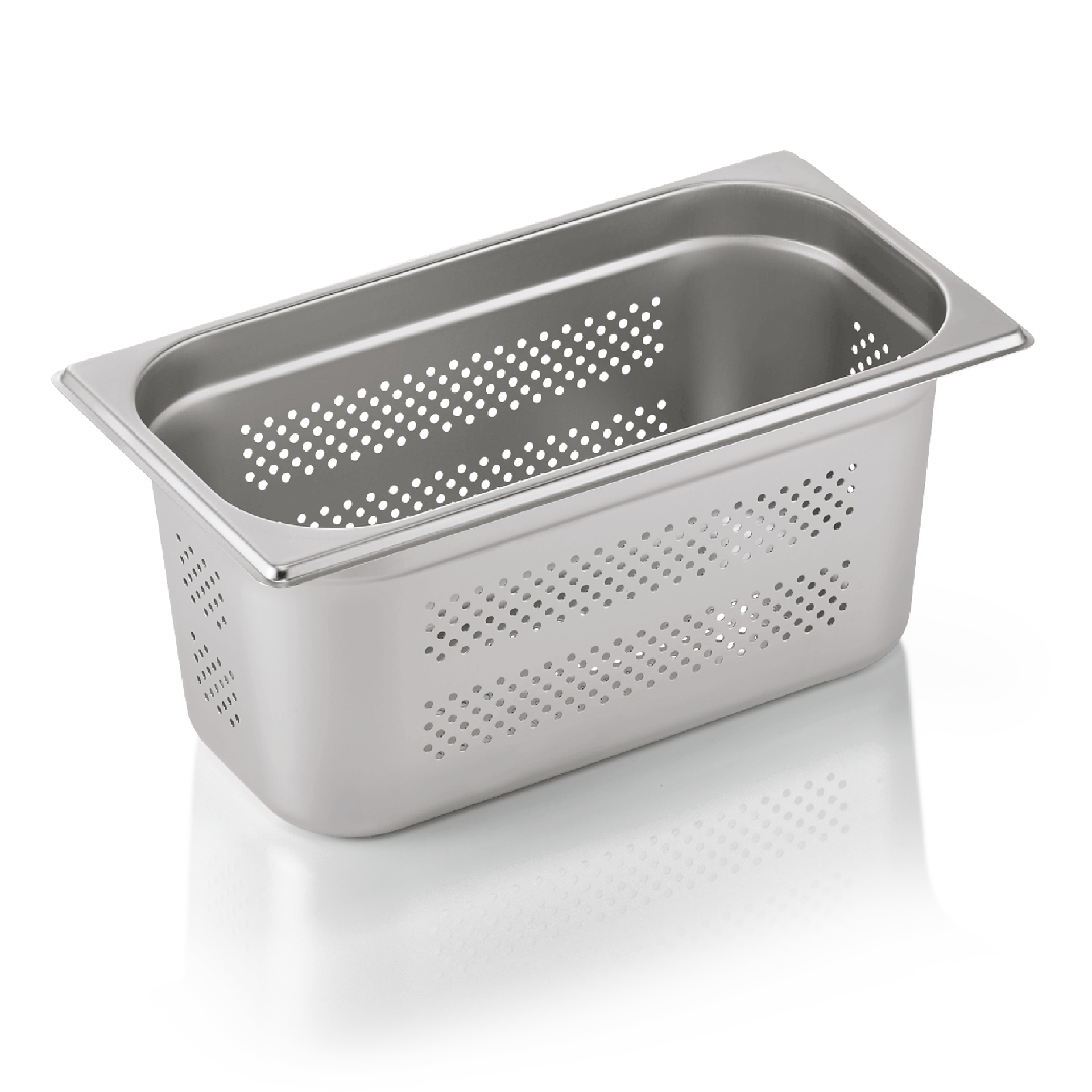 GN-container GN CORE 1/3-150 mm, zij- en bodemgaten, roestvast staal