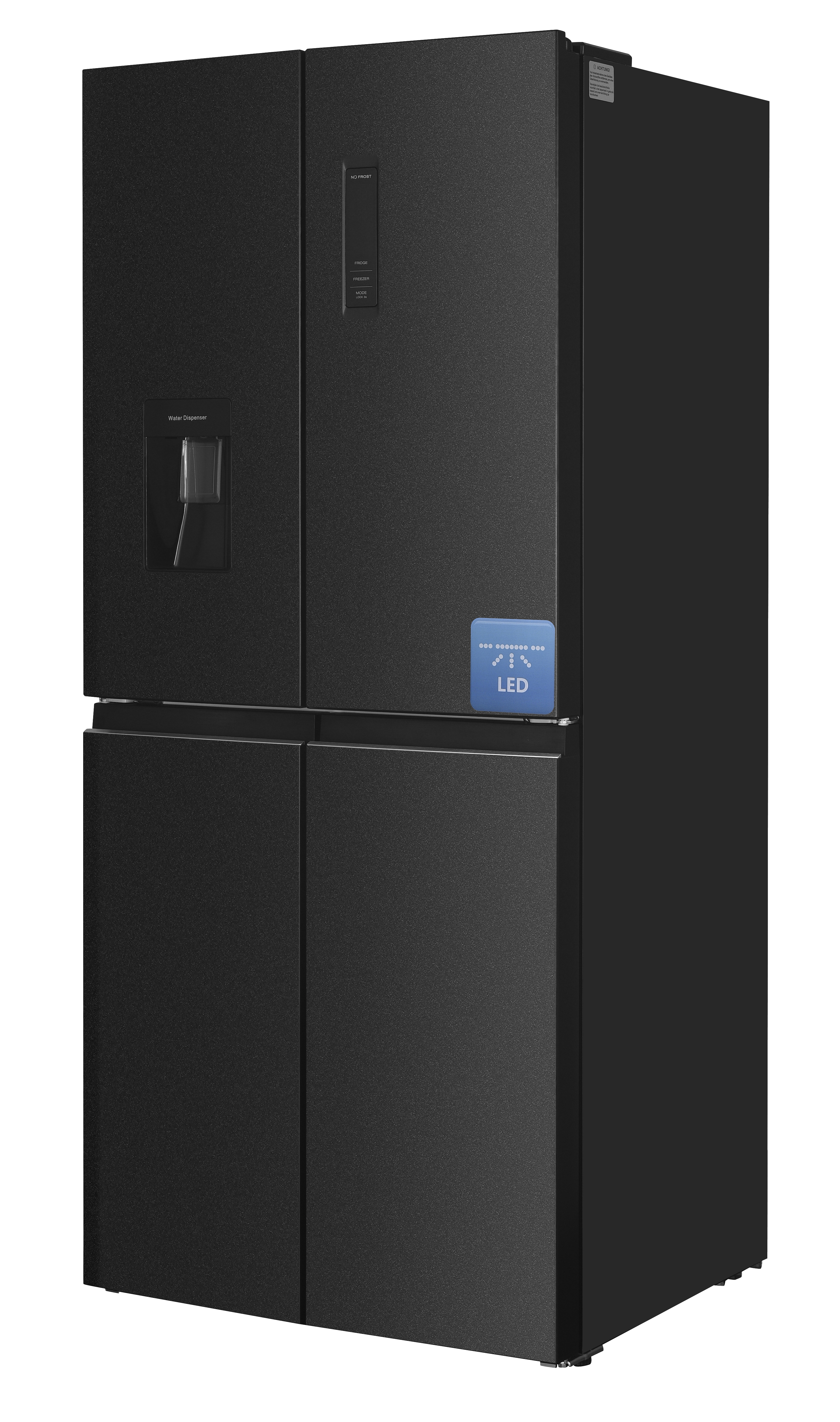 Kühl-/Gefrierkombination - Edelstahl - Amerikanisches Modell - 271 + 150L + Wasserspender - Frilec