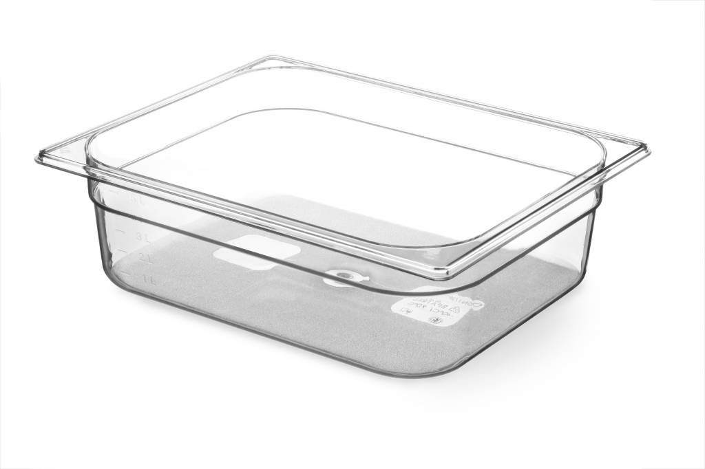 Gastronormbak 1/2 - 100 mm - Tritan BPA vrij
