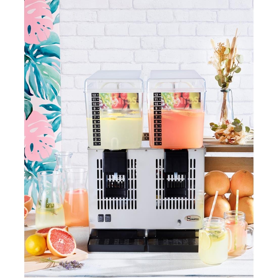 Distributeur de boissons réfrigérées Santos 2x 12L
