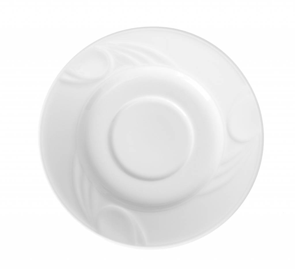 Soucoupe Karizma - Porcelaine Blanche - 125mm