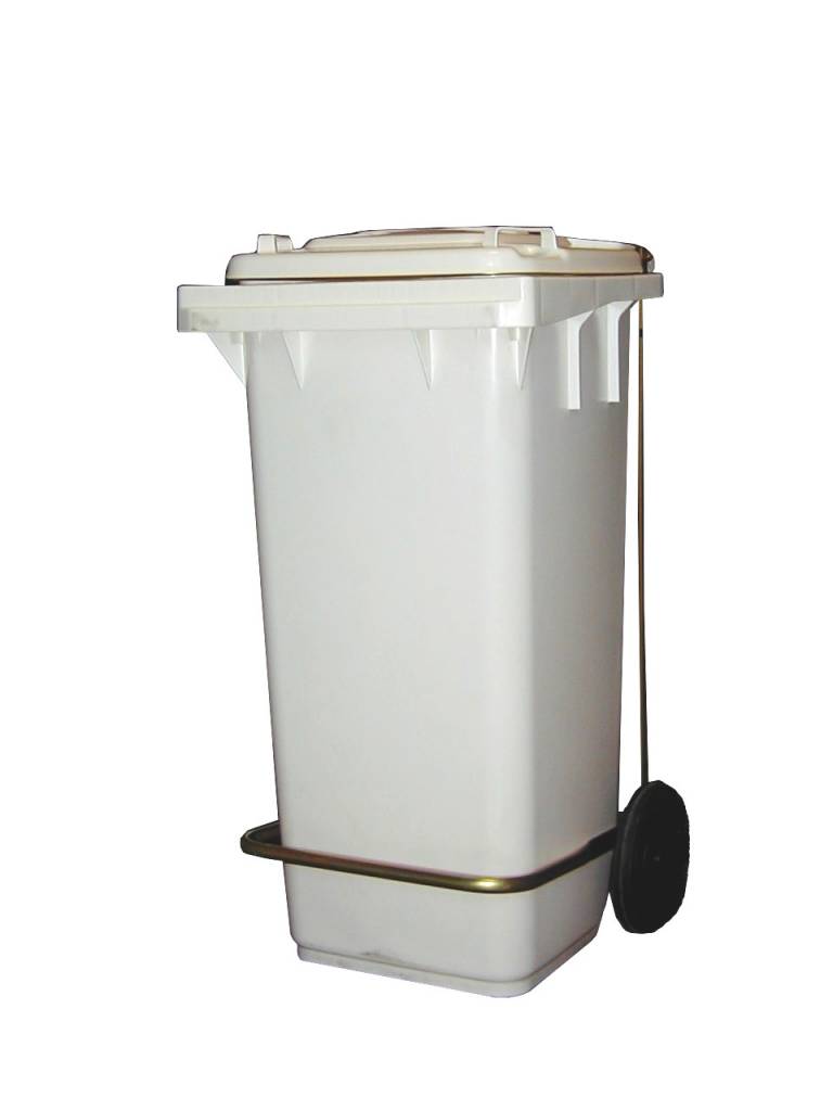 Abfallbehälter mit Fußbedienung | 120 Liter | 480x550x(h)920mm