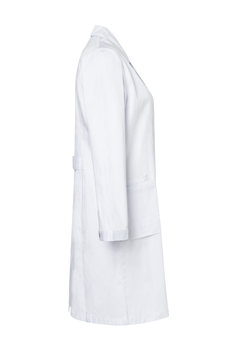 Blouse médicale et de laboratoire pour femmes Classic-Shape avec col à revers - Blanc - 34