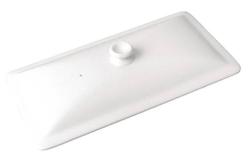 Deckel 1/3GN | Olympia Porzellan Weiß | Höhe 60mm