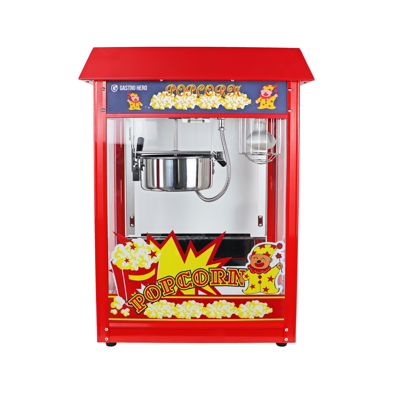 Popcornmachine ECO 5 kg/u met 1 ketel