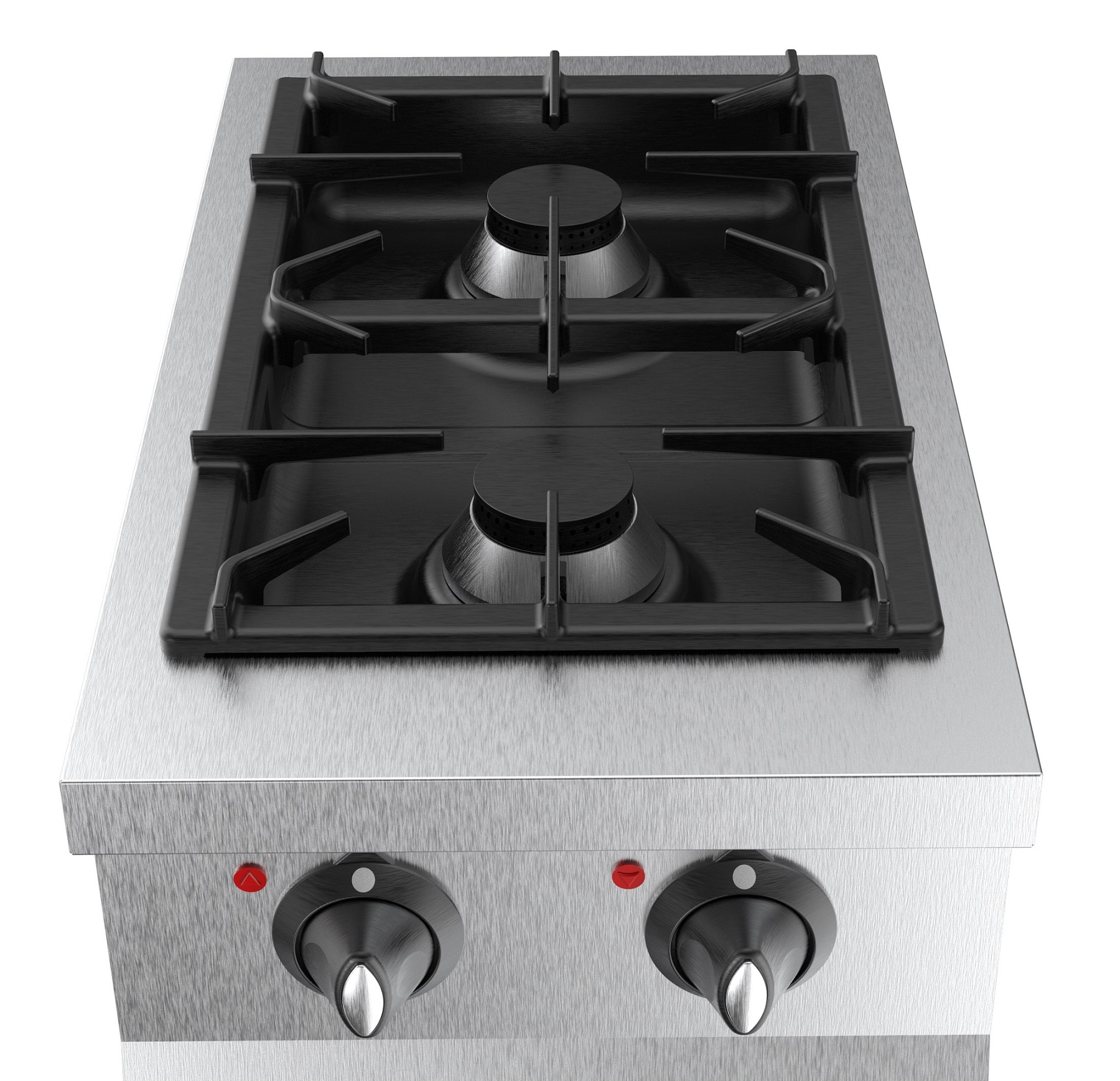 Rechaud gaz 2 feux inox à poser - Technitalia - Réchauds - référence PRG700  - Stock-Direct CHR