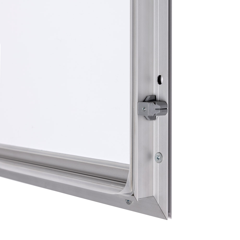 Outdoor notitiebord Slim 8x A4 - Zilver