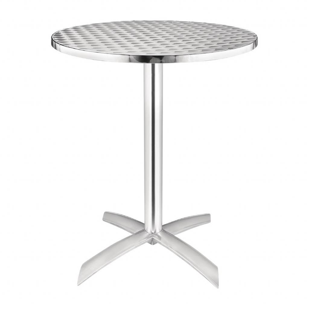 Table à Plateau Basculant Inox | Ø600x720(h)mm