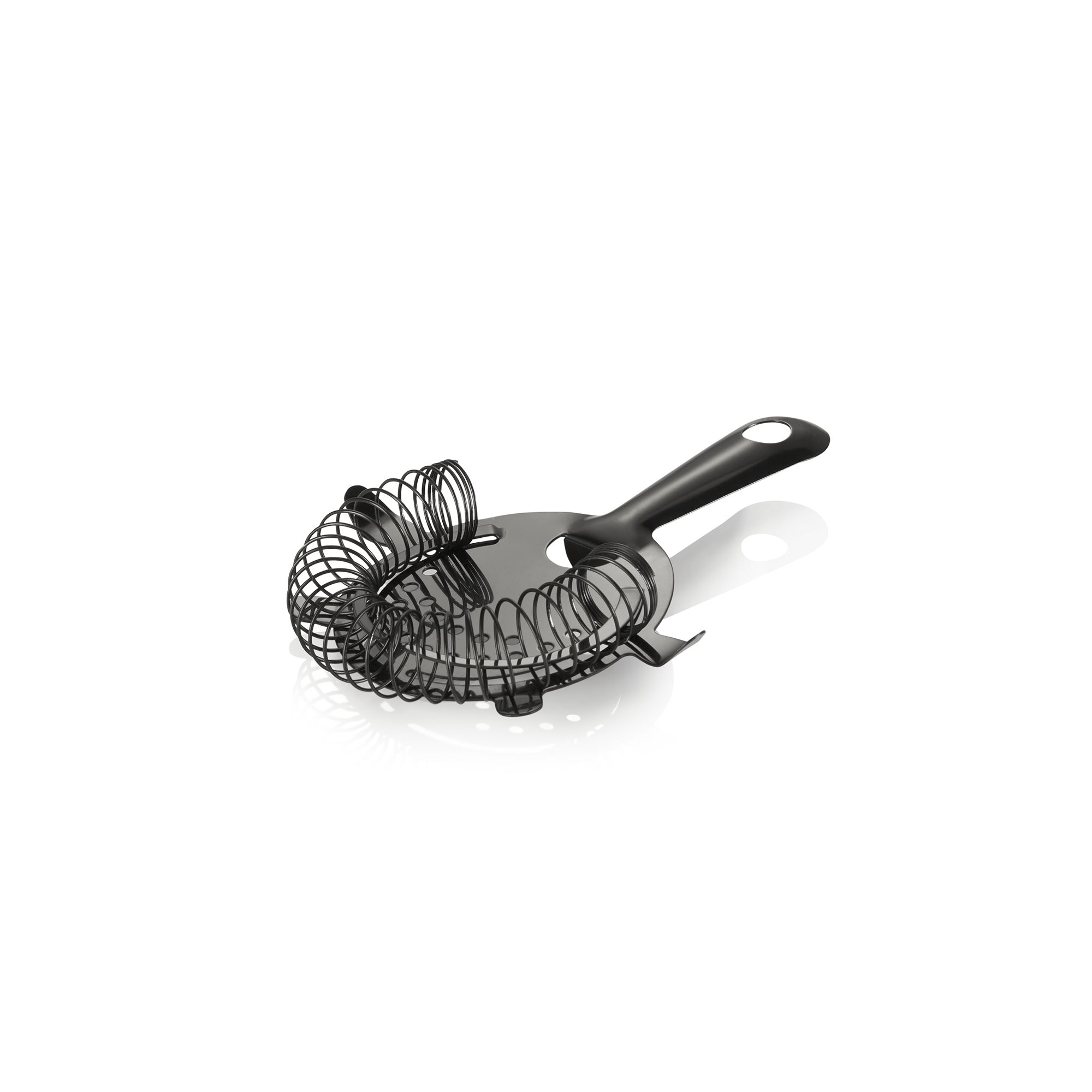 Barzeef, Ø 8 cm, 15 cm, zwart, chroom-nikkelstaal, PVD-coating