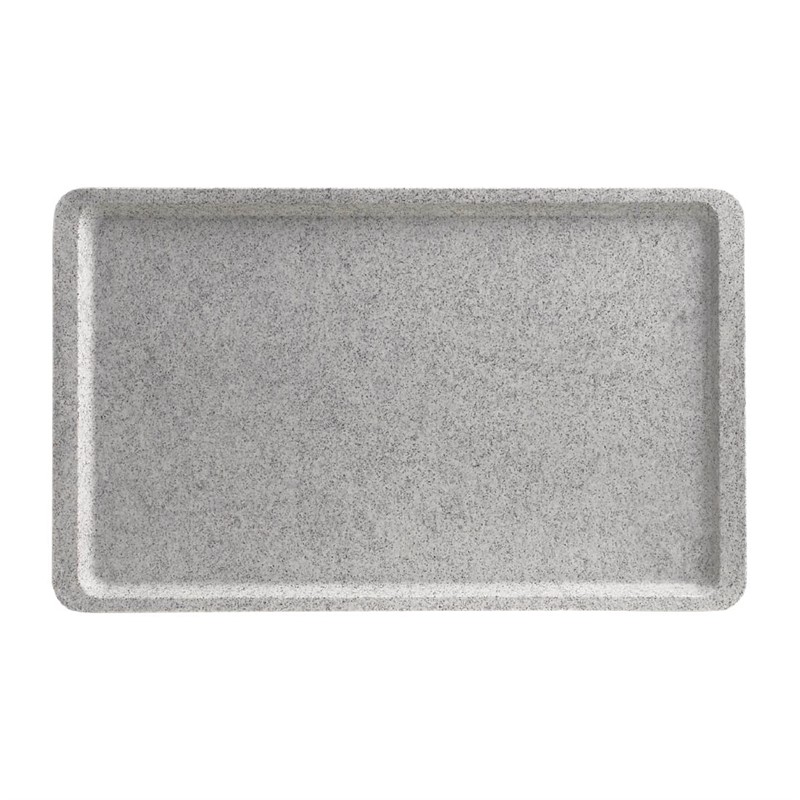 Cambro Versa Polyester Tablett glatt 53 x 32,5 cm Hellgrau