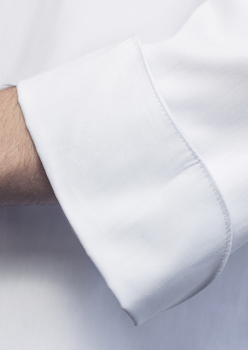 Veste de cuisine Basic - Blanc - 100% coton - M