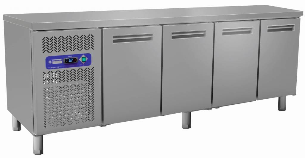 Kühltisch | 4 Türen | 550 Liter | 2250x700x(h)880-900mm