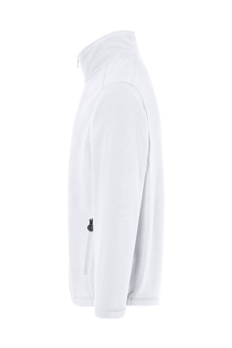 Herren Workwear Fleecejacke Warm-Up, aus nachhaltigem Material - Weiß - L