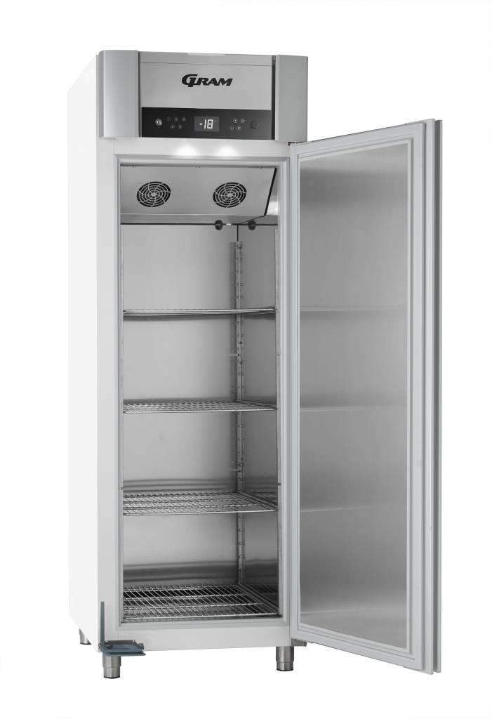 Gastronomie Tiefkühlschrank Weiß | Gram SUPERIOR PLUS F 72 LAG L2 4S | 477L | 720x905x2125(h)mm
