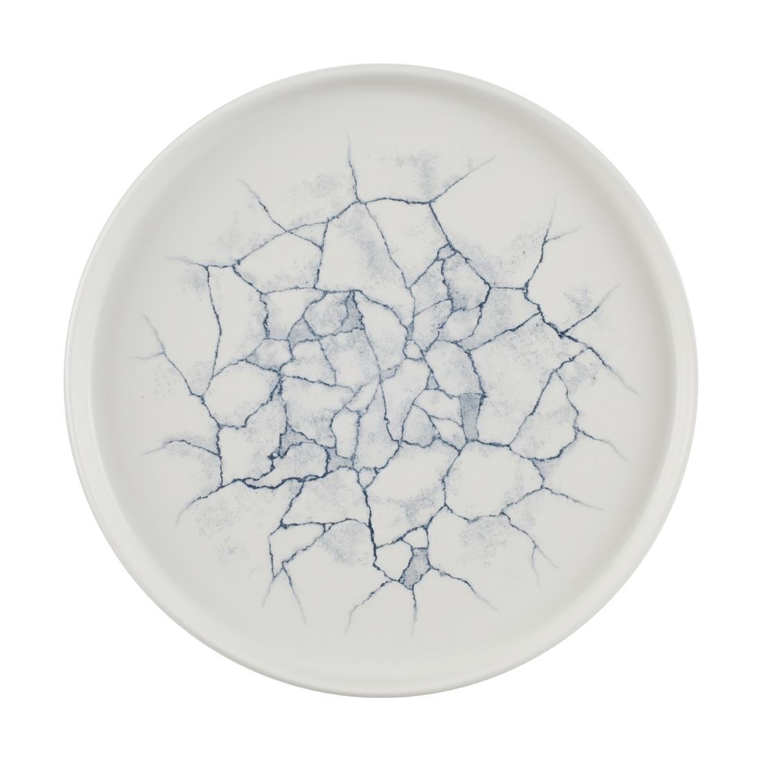 Churchill Studio Prints Kintsugi Teller mit Perlenwänden, Grau, 260 mm (6 Stück)