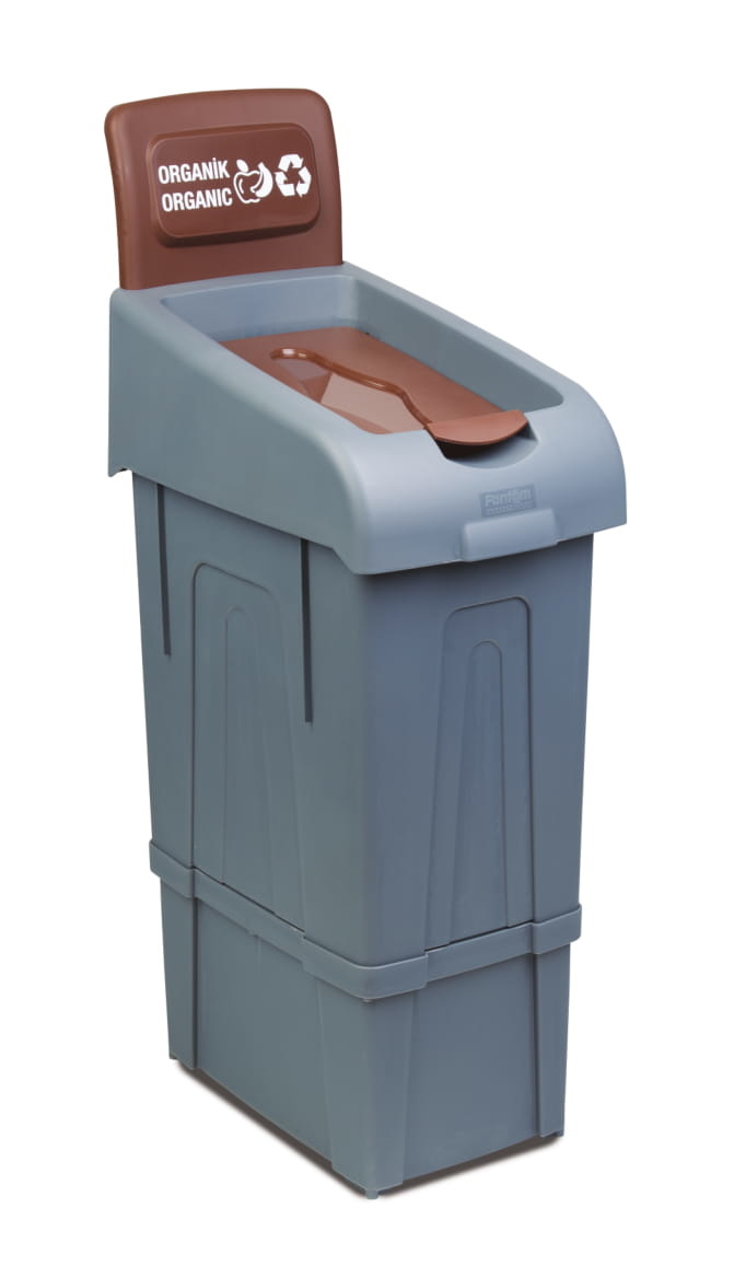 Abfallbehälter zum Trennen von Bio | 80 Liter | 340x550x(h)1050