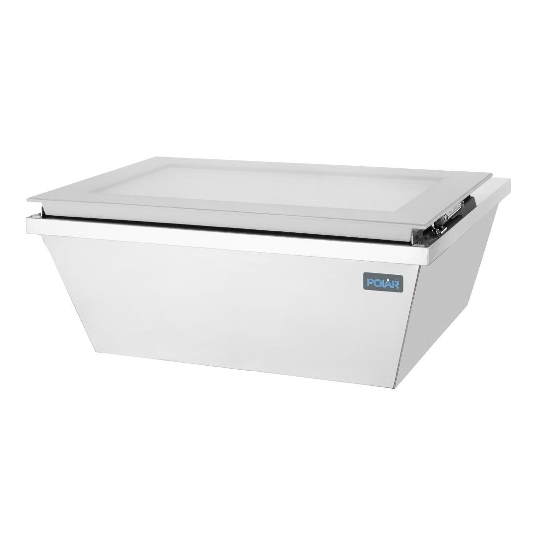 Polar G-serie aanrecht ijs freezer 4x napoli pannen