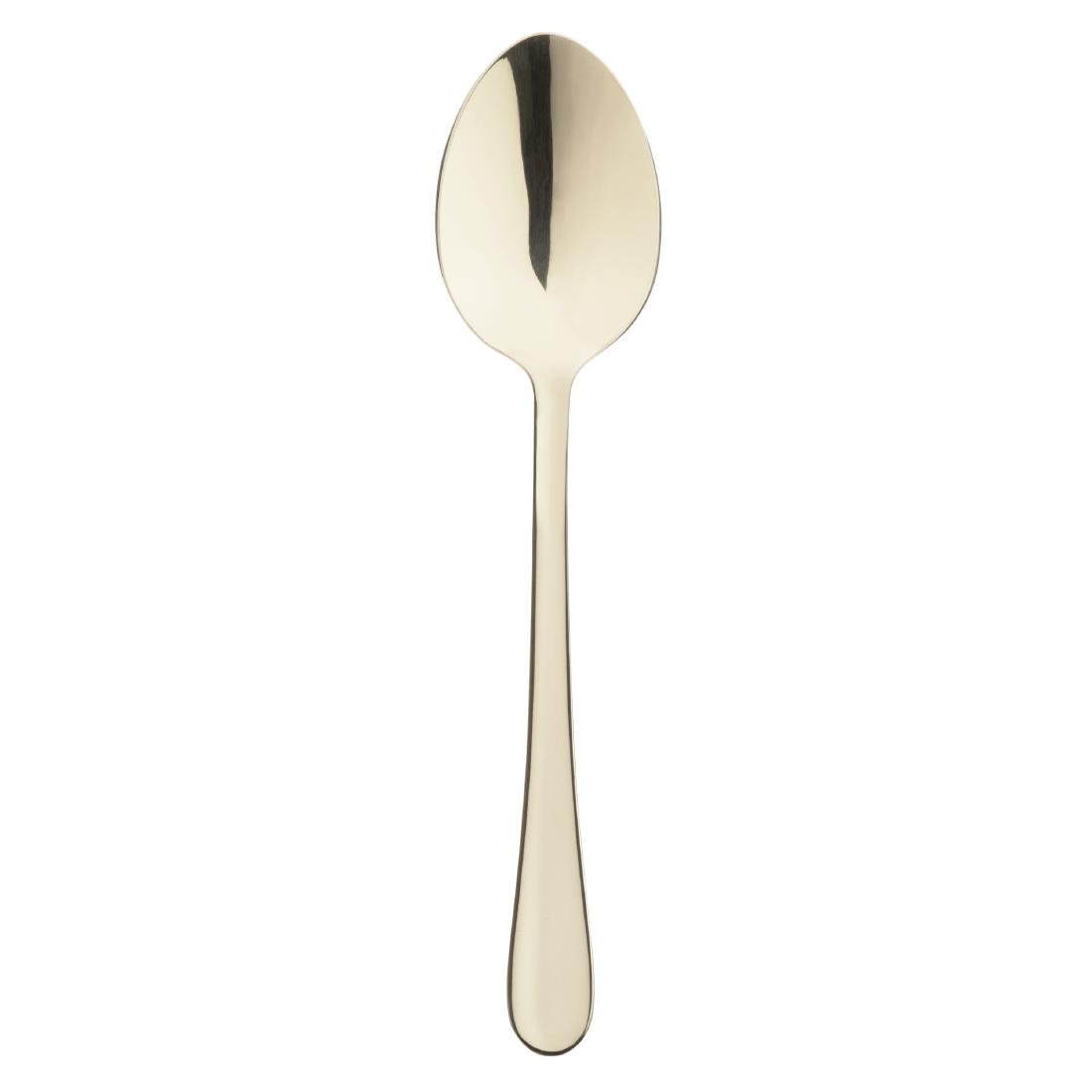 Olympia Buckingham Dessertlöffel Champagnergold (12 Stück)
