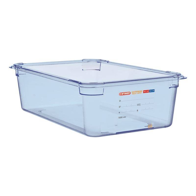 Voedselcontainer Blauw ABS - GN1/1 | 150mm Diep