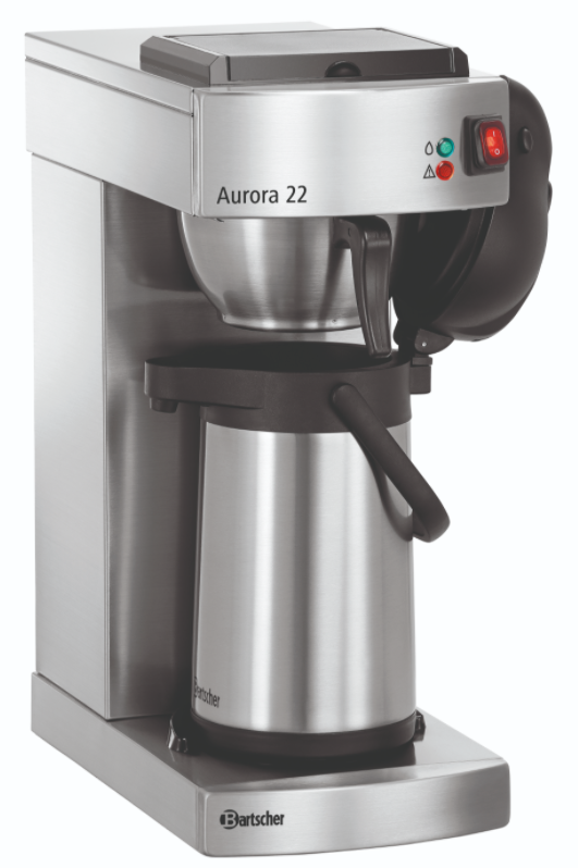 Koffiemachine Aurora 22 | RVS Model | Filterkoffie | 1,4 kW