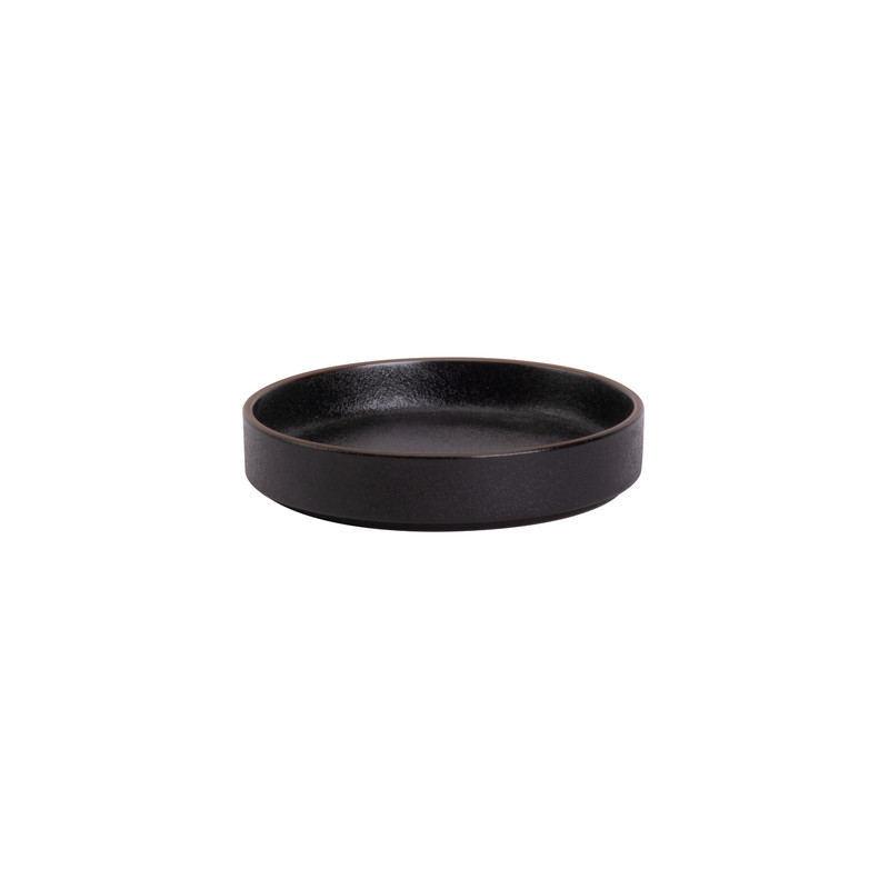 Bord Cafe Noir 15 cm Laag Zwart Porselein
