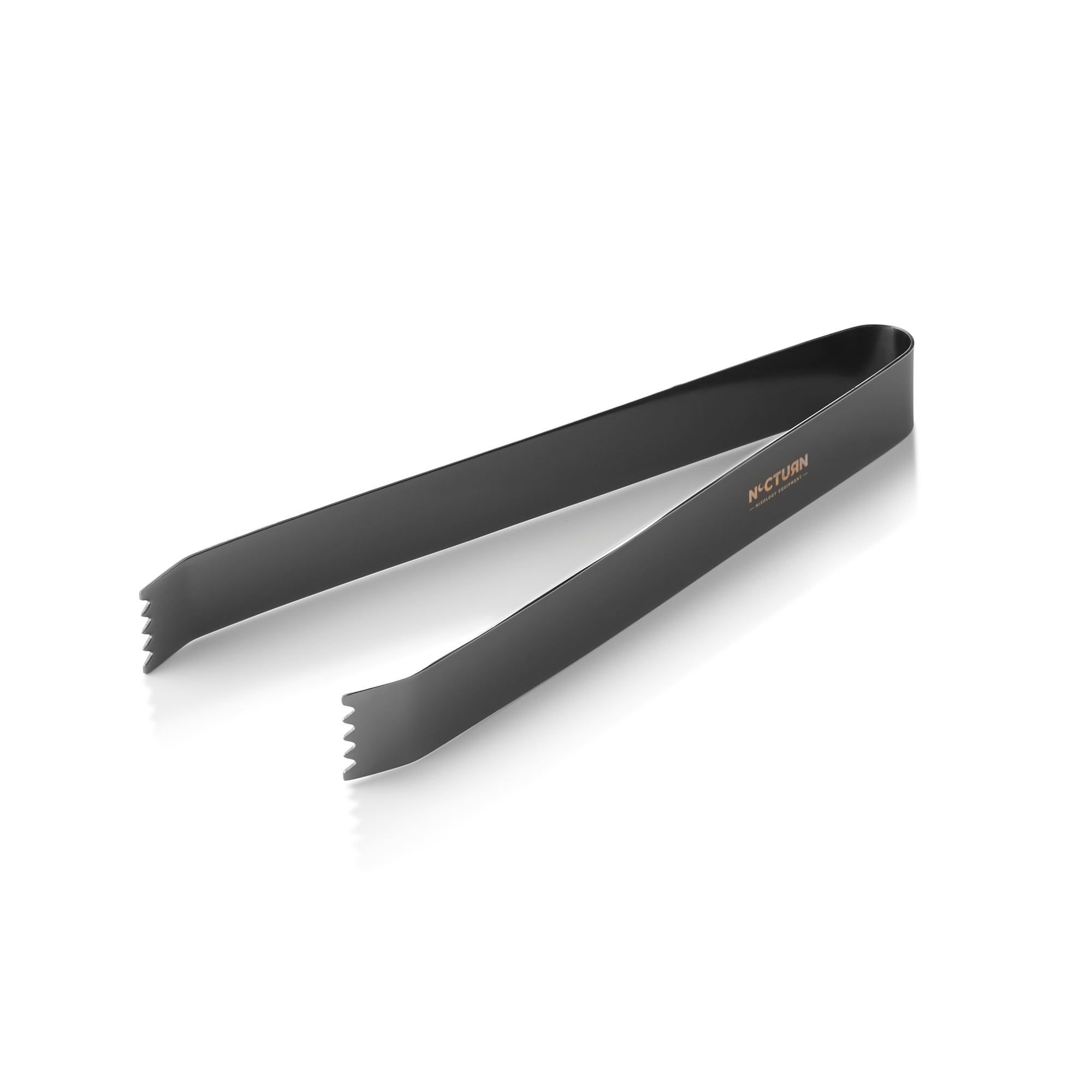 Eiszange NOCTURN, 18 cm, gun metal, Chromnickelstahl 18/8