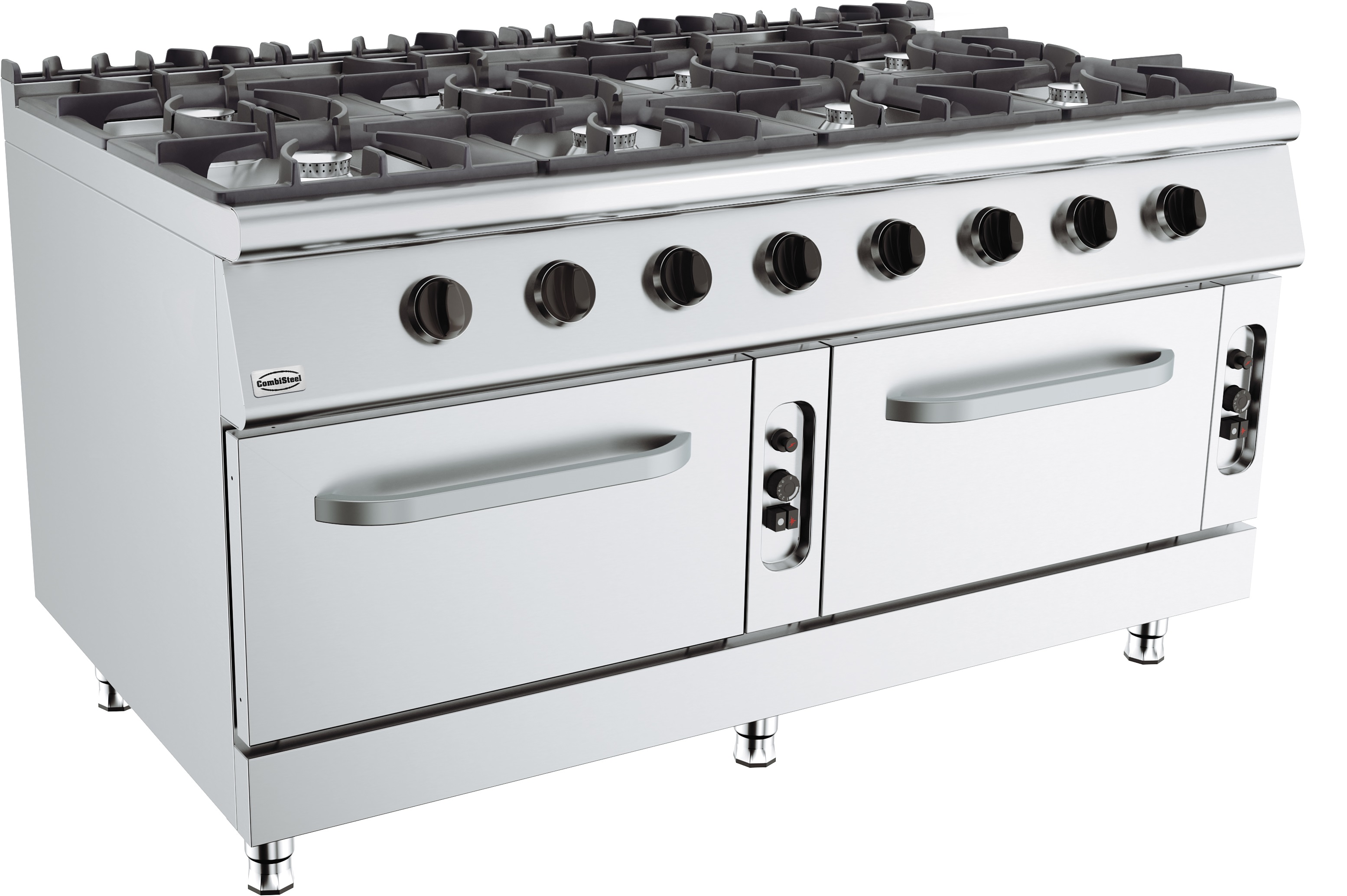 Base 900 Gasfornuis 8 Br. Met Gasoven