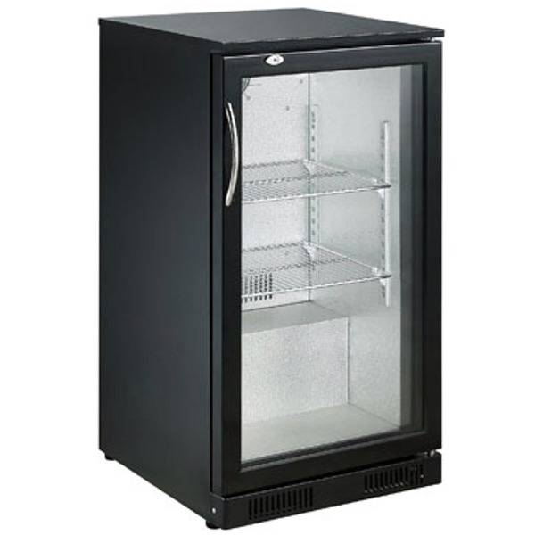 Réfrigérateur-bar | Porte vitrée | 98 litres 500x500x(h)900mm | DIRIGÉ