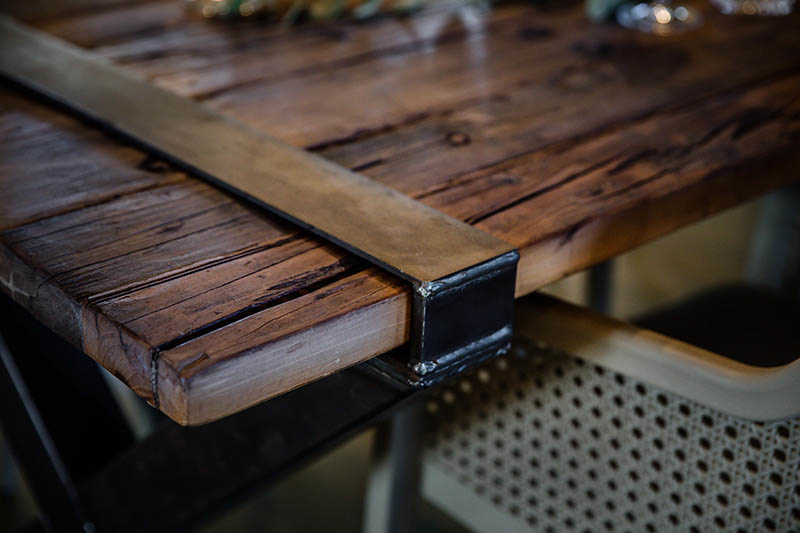 Tischplatte Barnwood | 80x80cm