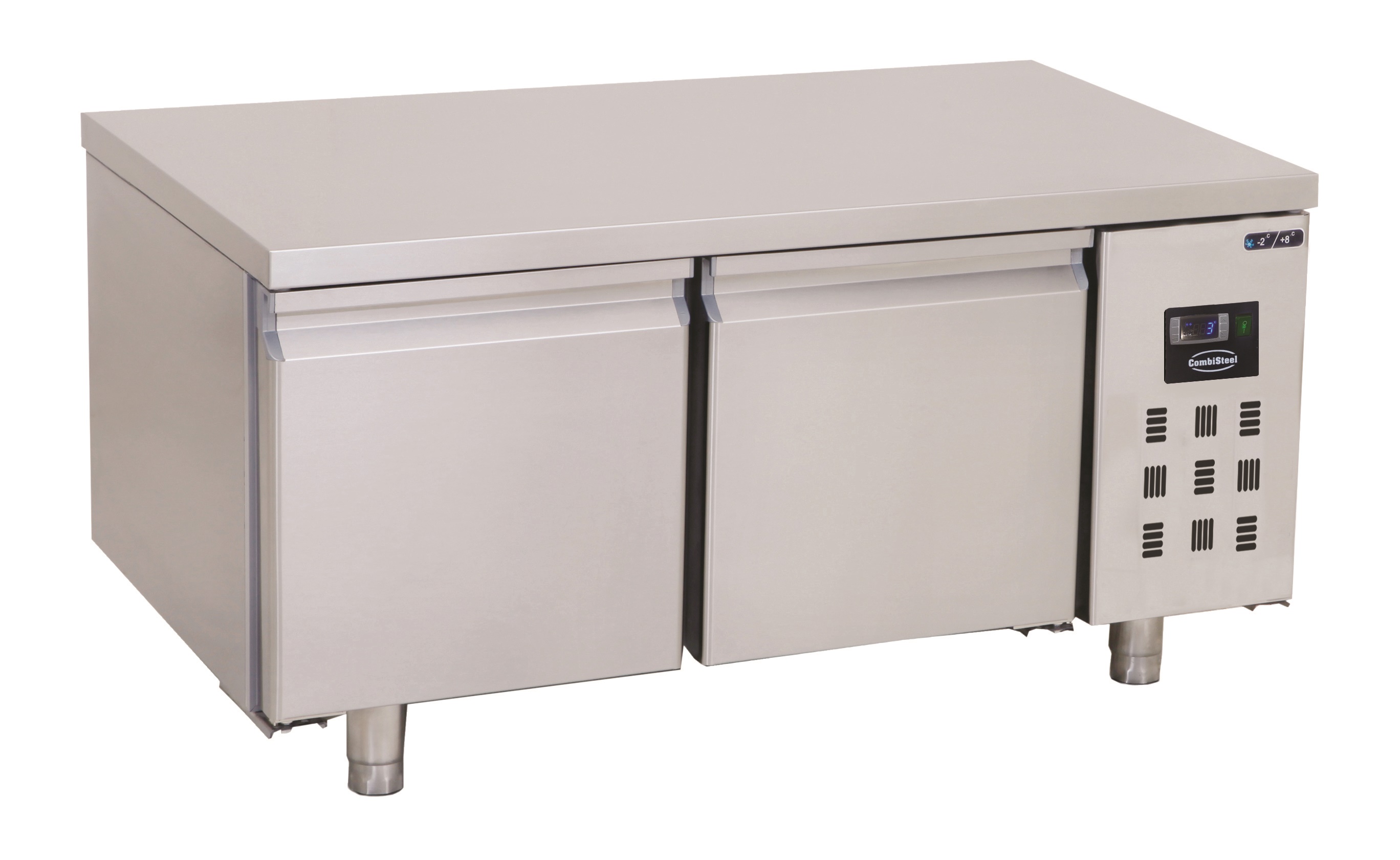 Comptoir réfrigéré bas modèle hauteur 600 mm 2 portes - 180 litres