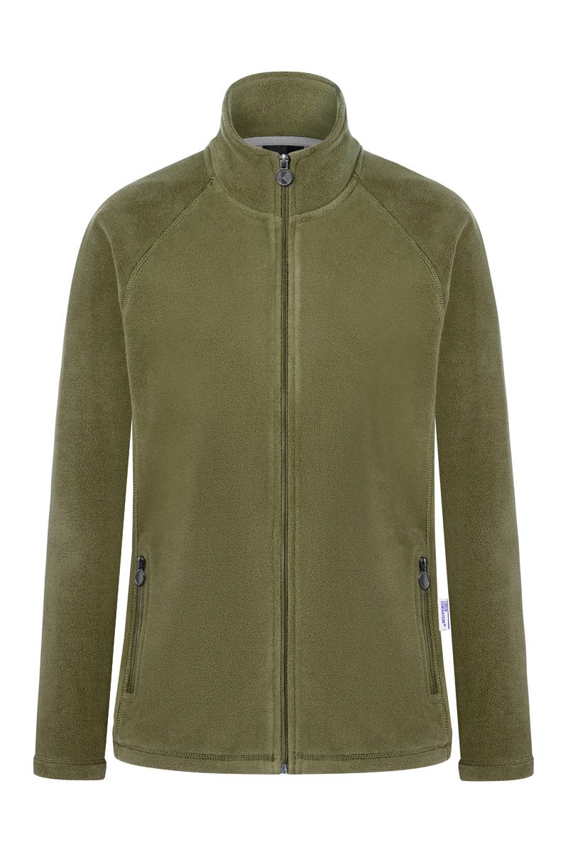 Veste polaire de travail pour femme Warm-Up, en matériau durable - Vert Mousse - L