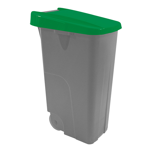 Afval container 85L - Groen deksel