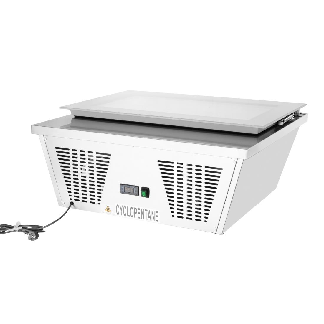 Polar G-serie aanrecht ijs freezer 4x napoli pannen