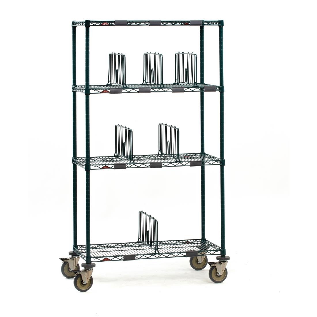 Séparateurs d'étagère Super Erecta Metro 460 x 203mm (lot de 4)