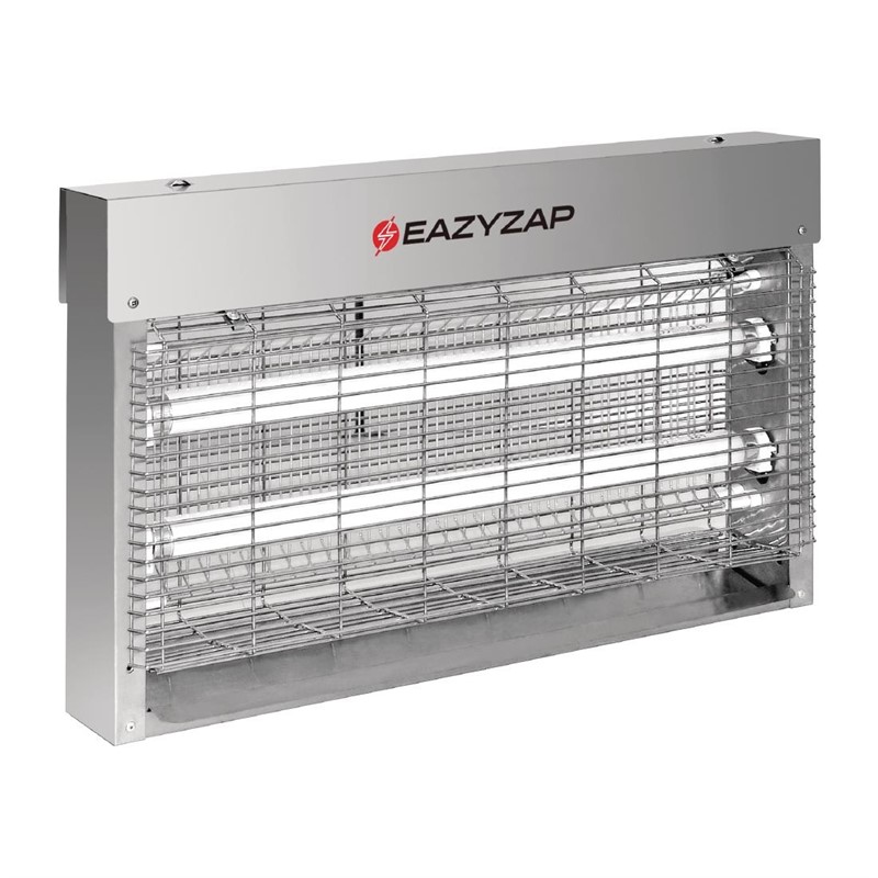 Eazyzap LED insectenverdelger 14W geborsteld RVS
