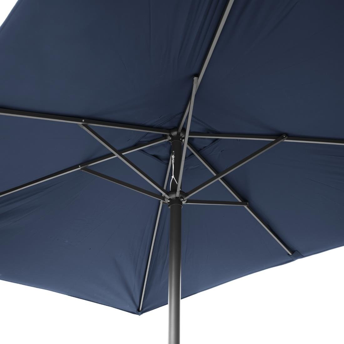 Parasol rectangulaire Bolero Seville 2x3m bleu marine