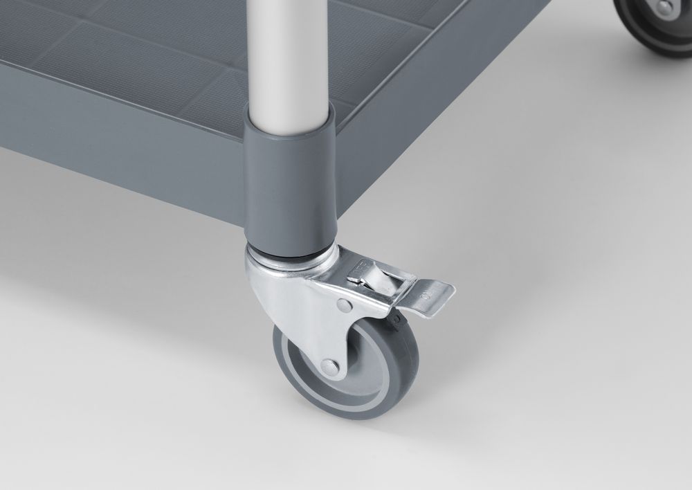 Servierwagen aus Polypropylen mit Lagen - groß - AmerBox - Inklusive Regalseitenwände - 1010x500x(H)960mm