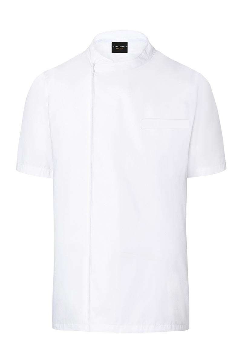 Chemise de cuisine manches courtes à enfiler Basic - Noir - L