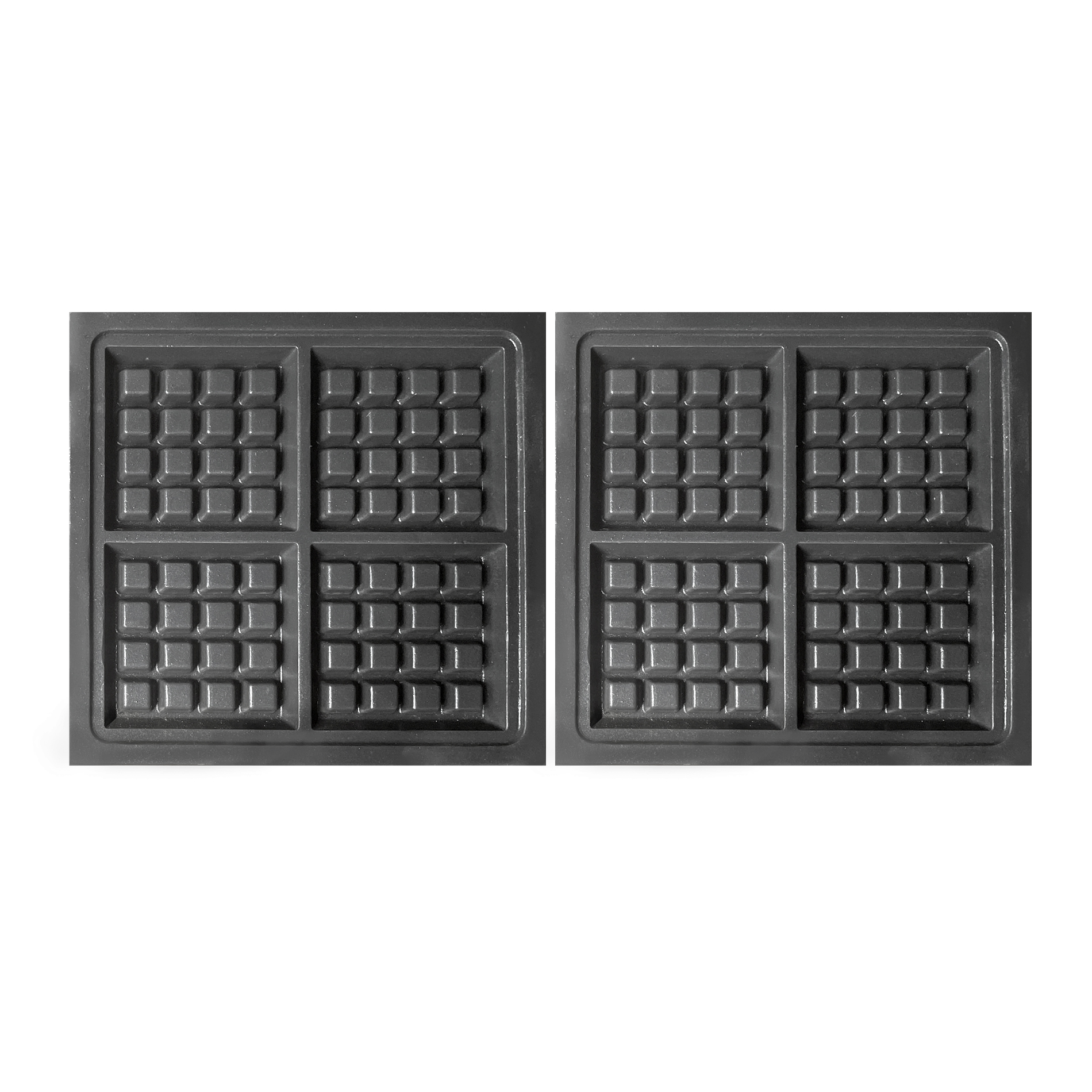 Rotierendes Waffeleisen 4St Brüssel Waffel