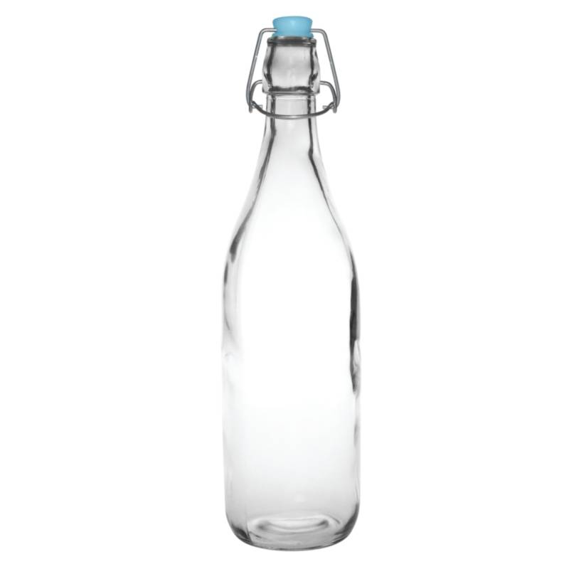 Glasflaschen mit Bügelverschluss | 6 Stück | Glas | Erhältlich in 2 Größen