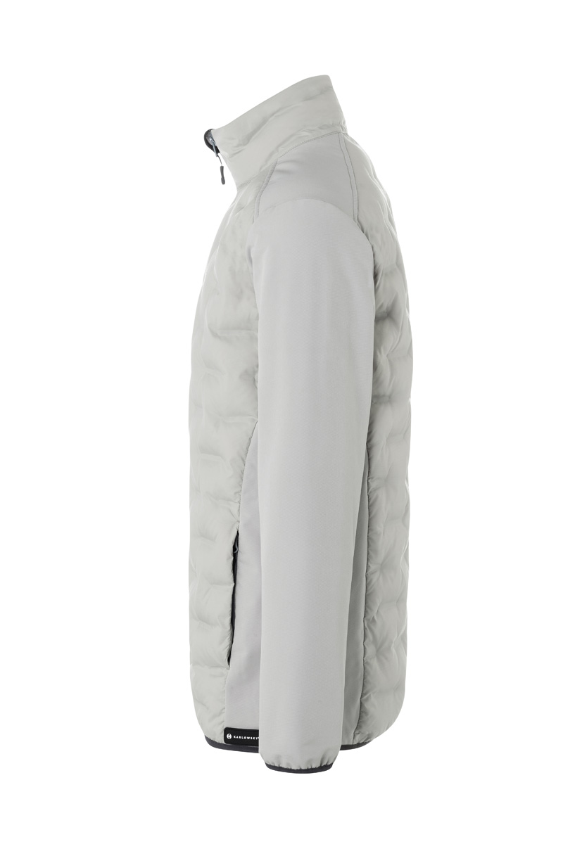 Veste hybride pour hommes  Outdoor-Pro, en matière durable - Gris Clair - L