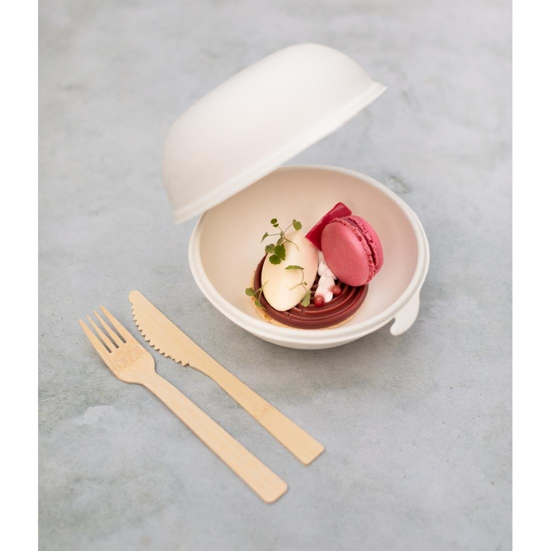 Fourchettes en bambou Sier Disposables 170 mm (lot de 50)